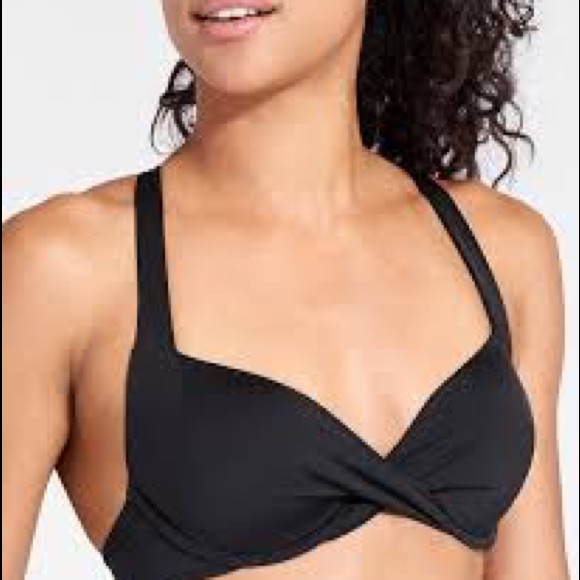 Nwt Athleta Twist Front Bikini Top 40 B/C
